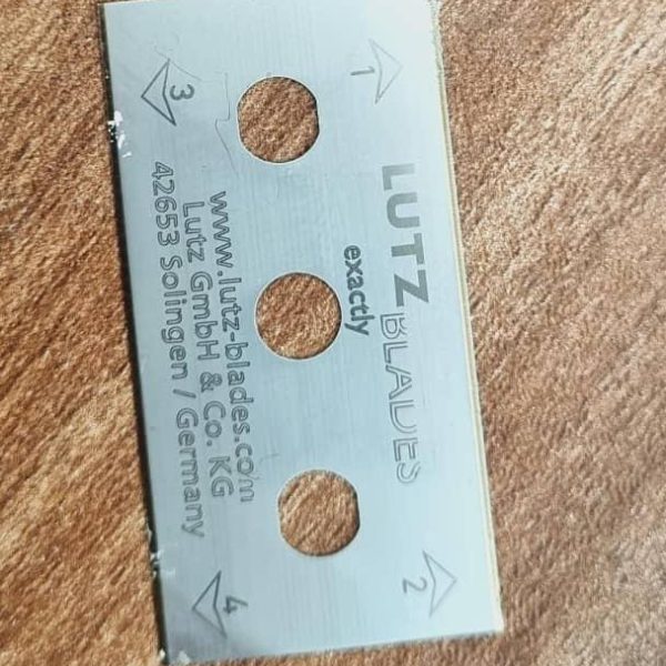 تیغ 150 میکرون لبه تیتانیوم LUTS آلمان
